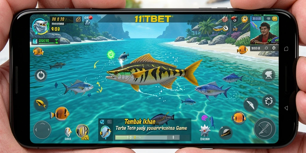 Menampilkan aksi menembak ikan yang seru di 11TBET.