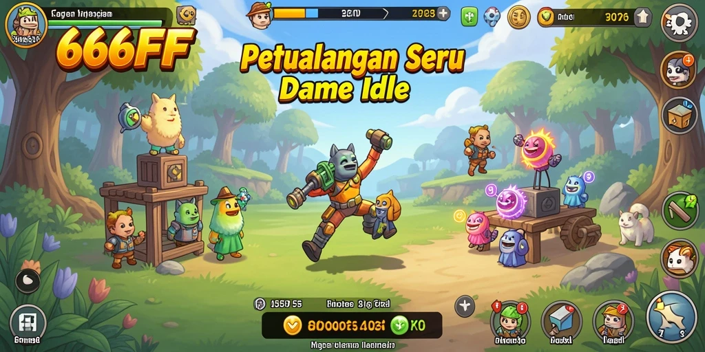 Screenshot menampilkan gameplay menarik dalam 666FF yang mengasyikkan.