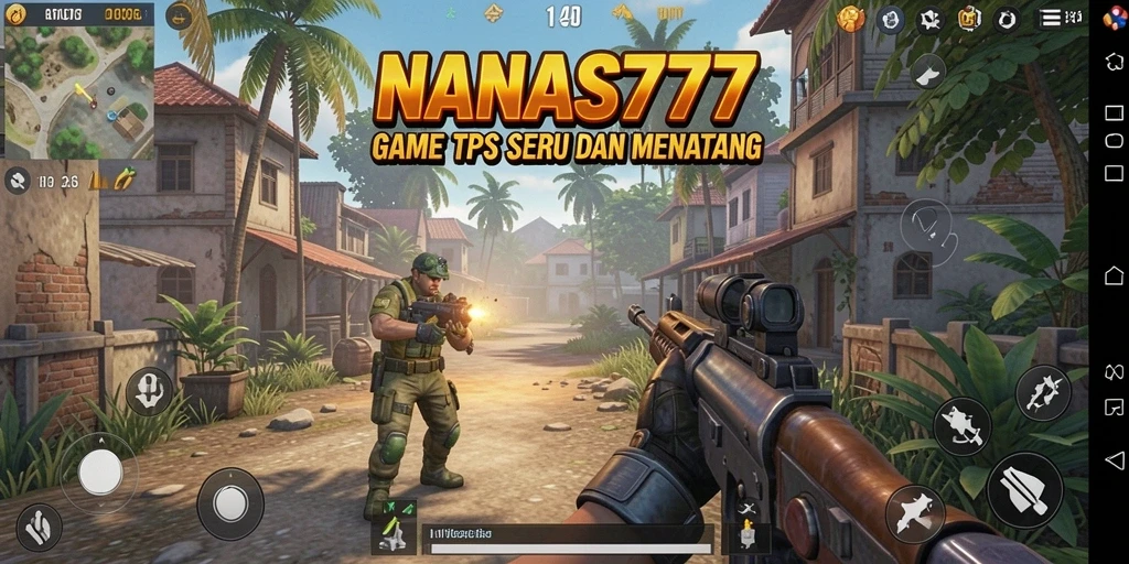 Screenshot gameplay NANAS777 dengan aksi seru dan strategis.