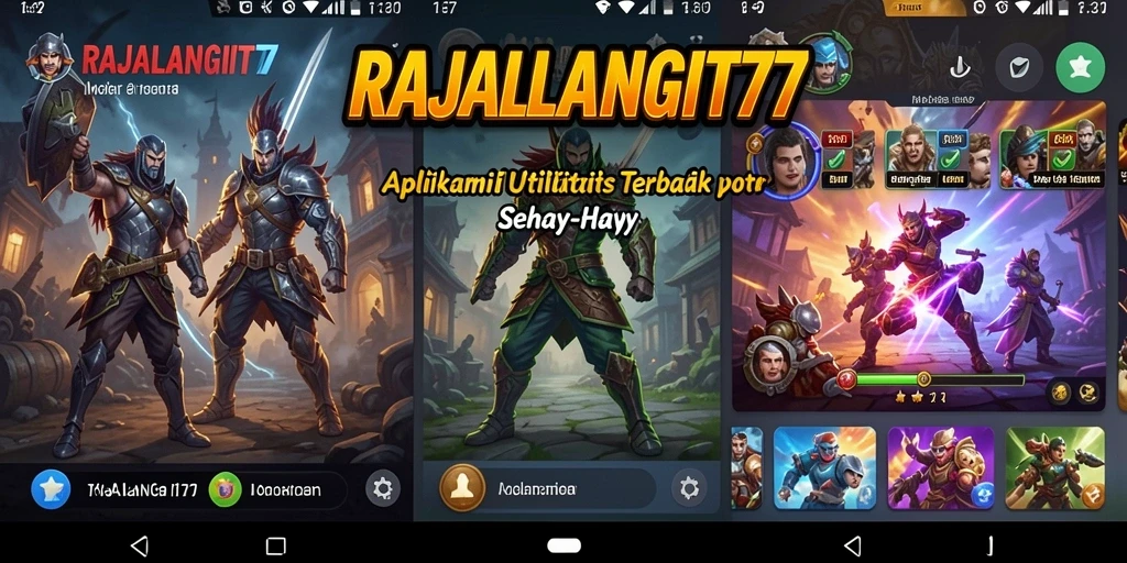 Tampilan utama RAJALANGIT77 dengan antarmuka pengguna yang intuitif.