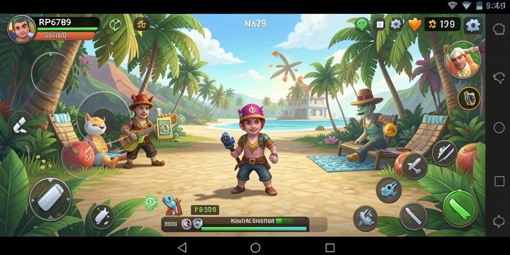 Screenshot utama RP6789 menampilkan gameplay menyenangkan dan interaktif.